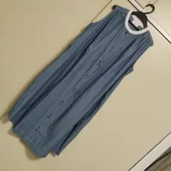 STYLE4 ノースリーブシャツワンピース
