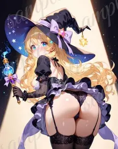 b495 美少女 かわいい イラスト 下着 コスプレ セクシー A4ポスター