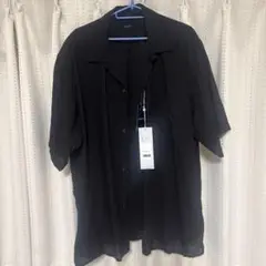 comoli 25ss KHADIコットン　半袖オープンカラーシャツ サイズ4