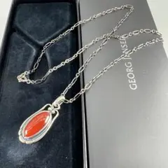 ◆ ジョージジェンセン ヘリテージ ネックレス 2009 カーネリアン