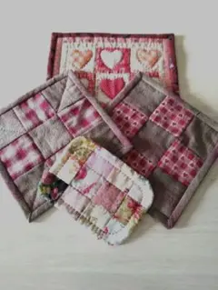 カントリー雑貨　ハンドメイド　タペストリー　ミニマット