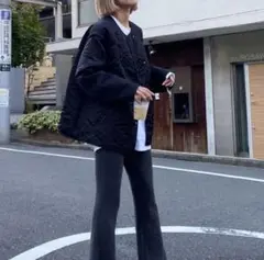 アメリヴィンテージ 2WAY LEAF PATTERN QUILTINGCOAT