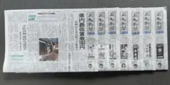 上毛新聞まとめ売り　2025/8/21〜8/27　7日分