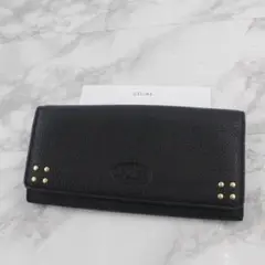 【未使用級✨/入手困難】CELINE セリーヌ ロゴ 長財布 2つ折り財布