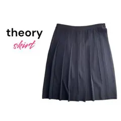 セオリーtheory⭐︎ニットプリーツスカート ラップスカート ひざ丈