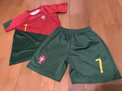 サッカーロナルド7ユニフォームポルトガルサイズ約140前後