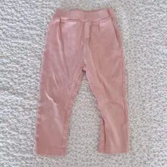 リブ編み ピンクパンツ 90サイズ