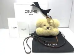 54 セリーヌ CELINE トリオンフ ポンポンチャーム キーリング 箱 袋
