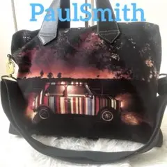 希少☆美品　ポールスミス　PaulSmith ボストンバッグ　ミニクーパー　旅行