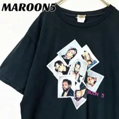 MAROON5 ツアーTシャツ マルーン5 半袖 ブラック プリント M 黒