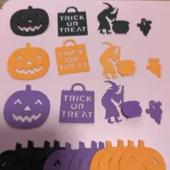 クラフトパンチ　パーツ　ハロウィン　かぼちゃ　魔女　おばけ