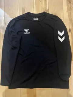 hummel 黒 長袖シャツ Sサイズ