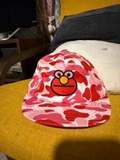 Bape kids セサミストリートコラボ　キャップ