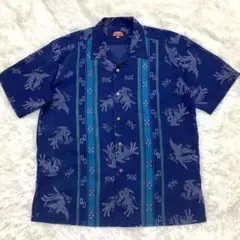 美品✨かりゆしウェア クールビズ 半袖 鳳凰 メンズ 結婚式 沖縄 観光