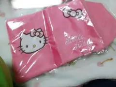 最終！ハローキティ 手帳カバー ブックカバー ピンク 刺繍 平成レトロ 激レア