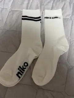 niko and... ホワイトソックス 2足　新品未使用