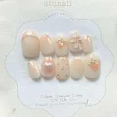 ufuネイル　ホワイトストロベリー