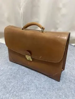 Schlesingerシュレジンジャー ビジネスバッグ レザーカバン ケア用品付