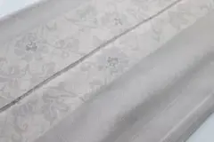 【結城玉紬】単衣 全体的に汚れ有