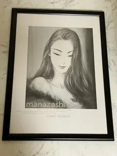 鶴田一郎　まなざし　美人画　モノクロ　モノトーン まなざし（manazashi） | アートボンド ブログ