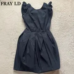 極美品✨フレイアイディー ワンピース ノースリーブ コクーン ブラック 結婚式