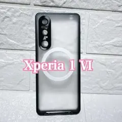 Xperia 1 VI 向け ケース メタルバンパー 背面ケースワイヤレス充電