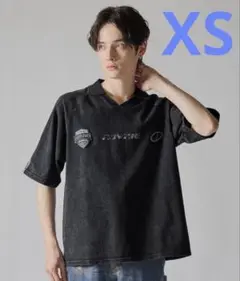 【CLEL】ヘビーウェイト ヴィンテージデザイン半袖ゲームTシャツ　XS