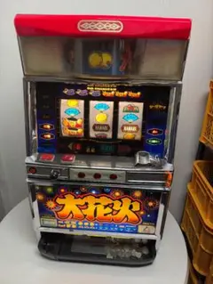 パチスロ実機 大花火 4号機 家庭用 100V 動作確認済 ドアキー