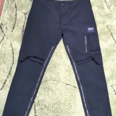 JULIUS ユリウス 美品 レア 2019 サンプル 黒ズボン ジッパー