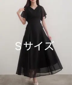 CENEA 2wayVネックシアーコルセットワンピース S サイズ
