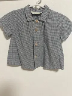june little closet チェック柄 シャツ 80