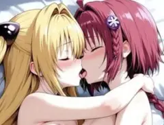 金色の闇×黒咲芽亜　バスタオル