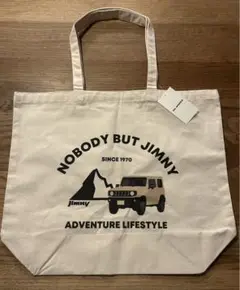ジムニー　トートバッグ　アイボリー