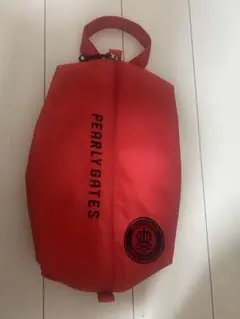 PEARLY GATES シューズケース 赤色