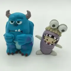 モンスターズインク サリー ブー フィギュア　ディズニー　はさまるんFig