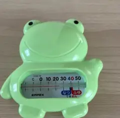 EMPEX カエル型 湯温計 グリーン