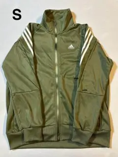 adidas(アディダス) オリーブ色のトラックジャケット　レディースSサイズ