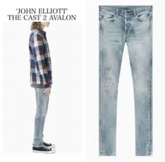 JOHN ELLIOTT THE CAST 2 AVALON スキニーデニム