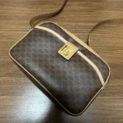 セリーヌ CELINE ショルダー ガンチーニ マカダム レザー ヴィンテージ