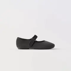 【8/19 SALE】ベルベット　バレエフラットシューズ　ZARA