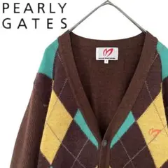 PEARLY GATES パーリーゲイツ モヘア カーディガン ニット メンズ