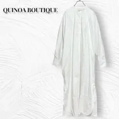 【QUINOA BOUTIQUE】シャツワンピース 訳あり未使用 a3531