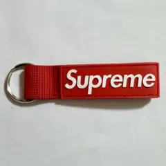 Supreme Webbing Keychain キーホルダー　赤