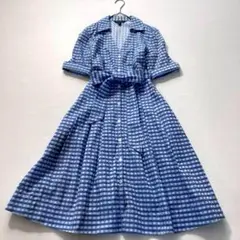 【美品】ブルックスブラザーズ　2WAYシャツワンピース ギンガムチェック 現行