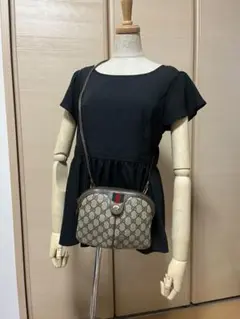 GUCCI オールドグッチ シェリーライン ポーチ セカンド ショルダーバッグ