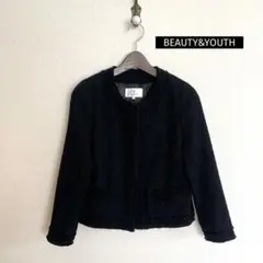 『BEAUTY&YOUTH 』ビューティー&ユース・ノーカラージャケット