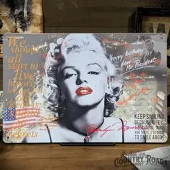 〖ブリキ看板〗マリリン・モンロー 40 / ”今”を本気で生きるべき/20x30