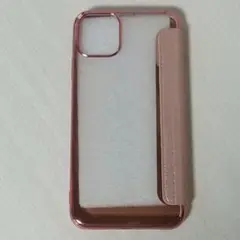 su889 iPhone11ProMax 手帳型ケース ピンクゴールド シンプル