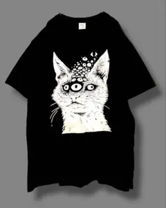 【期間限定値下げ】ホラーTシャツ　猫　ネコ　Tシャツ 2XL 　ハードコア