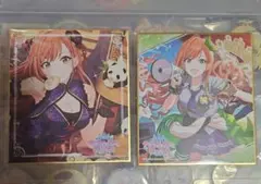 アイドルマスター シャイニーカラーズ 有栖川夏葉 色紙 2点セット